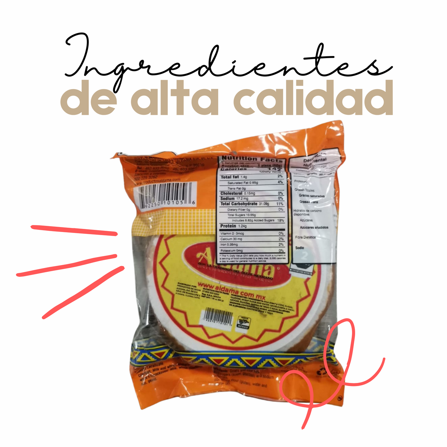 Obleas Con Cajeta | 4 Pack | 250g | Mexpofood