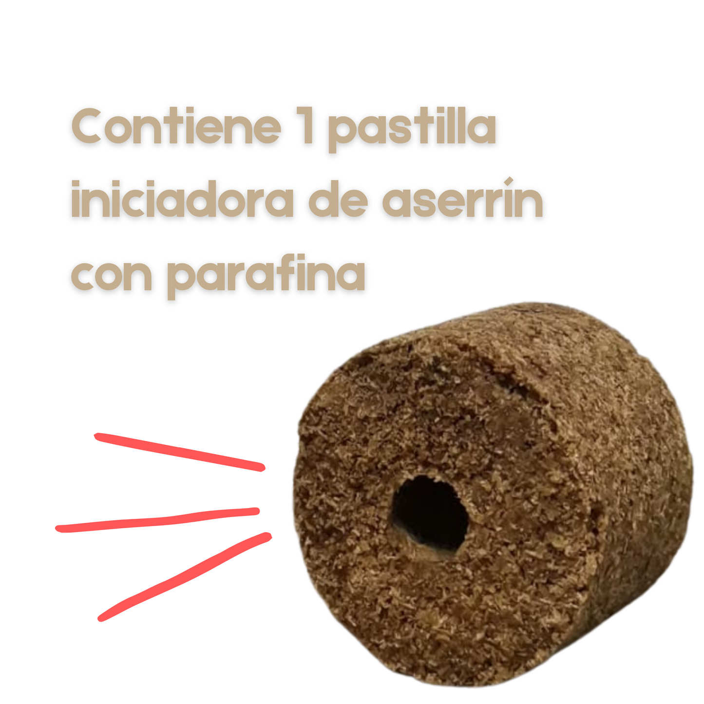 Briqueta Hexagonal | Carbón de Encino | 100% natural | 10.5 kg | Mexpofood