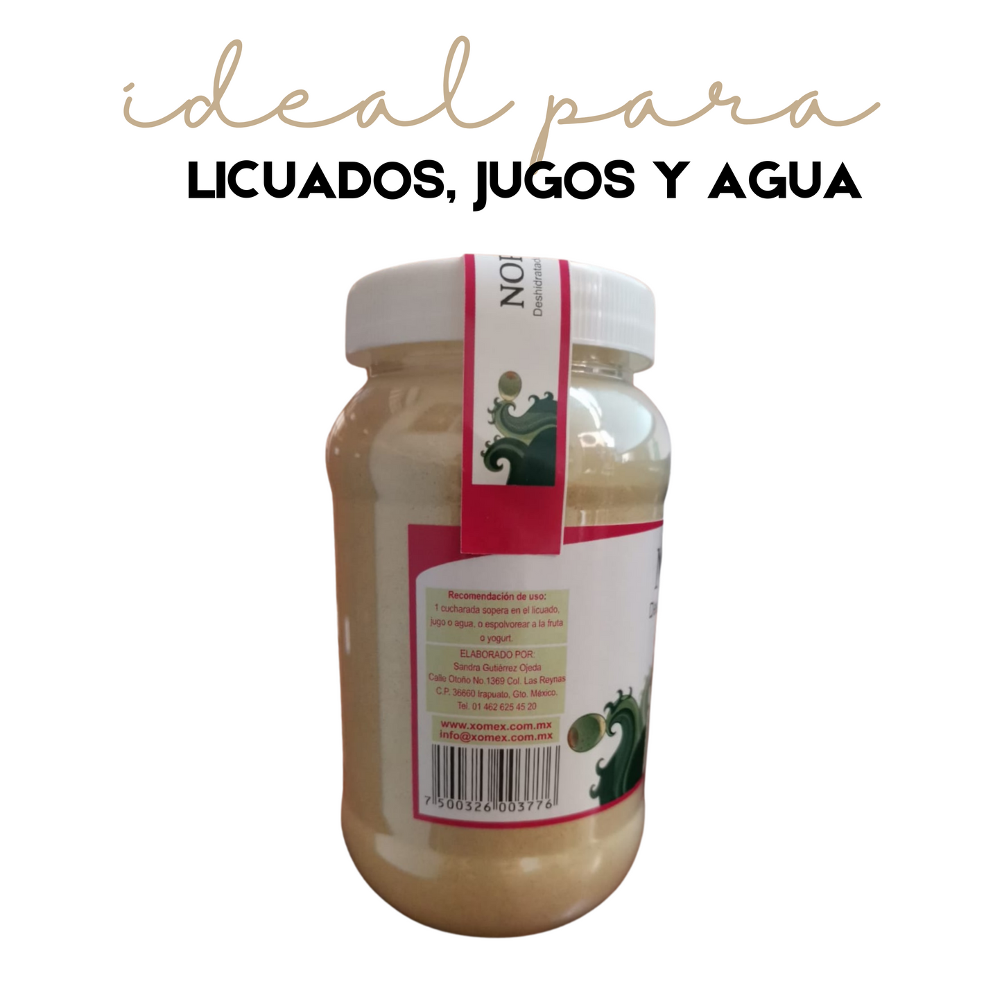 Nopal deshidratado | Polvo | Orgánico | Mayoreo | Mexpofood