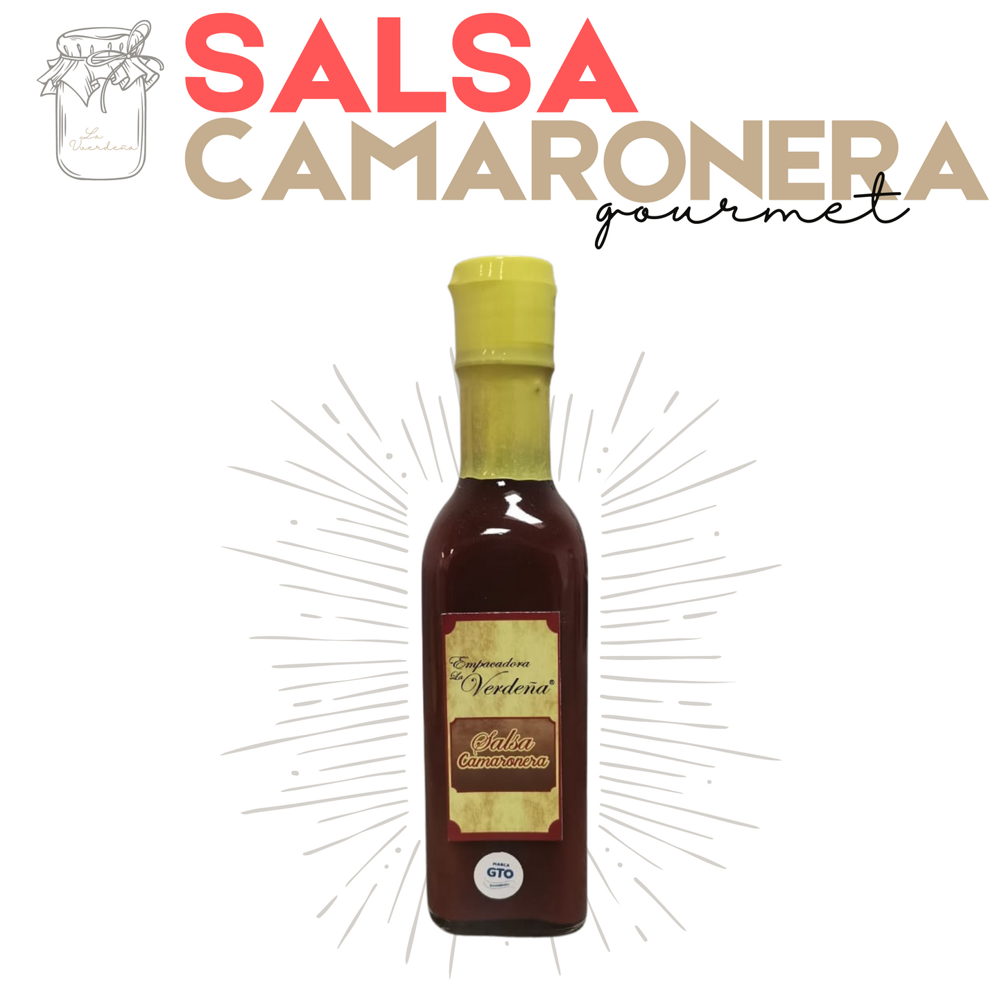 Salsa Camaronera | Cóctel de camarones | Gourmet | 250grs | Mexpofood