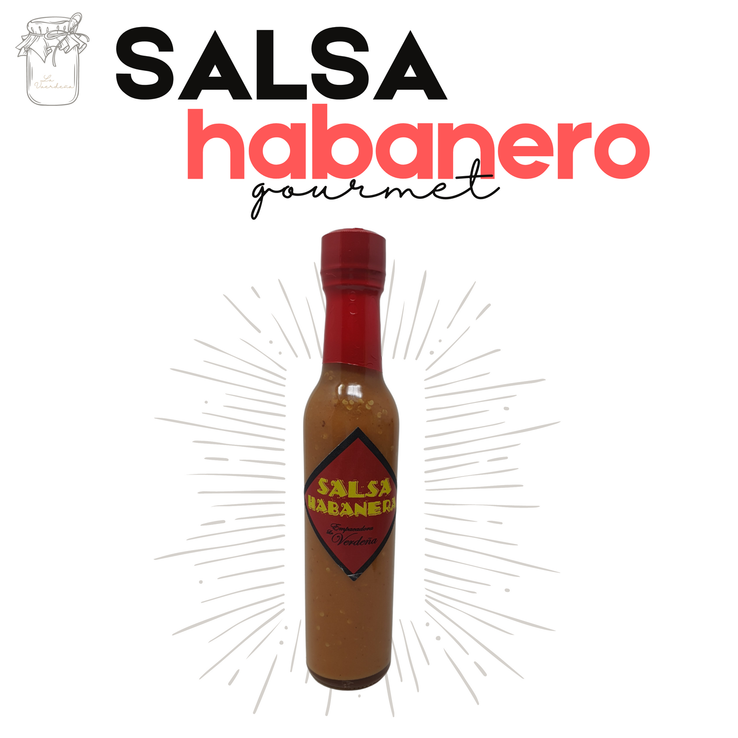 Salsa habanera | Gourmet | Tradicional | 300grs | Mexpofood