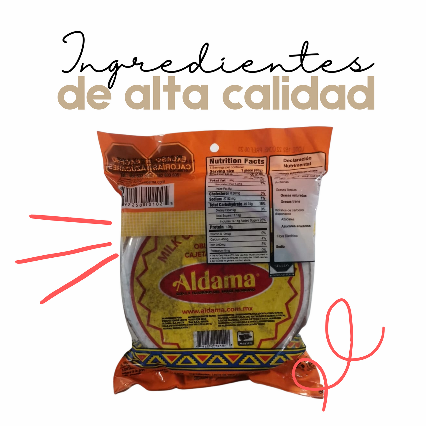 Obleas Con Cajeta | Dulce De Leche | 4pack | Mexpofood