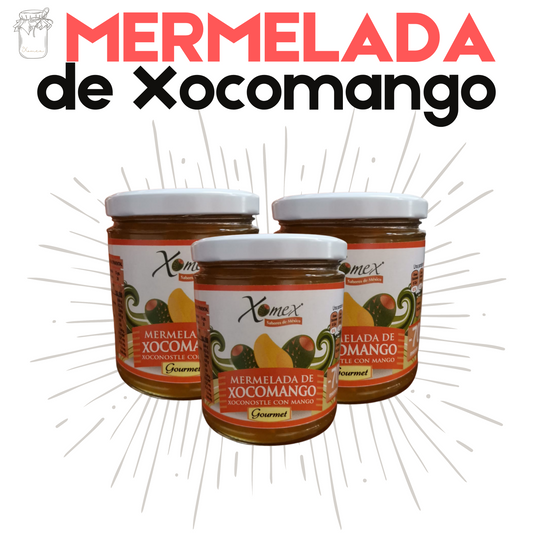 Mermelada de Xocomango | Xoconostle y Mango | 100% natural | 900g | Mexpofood