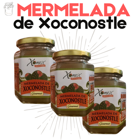 Mermelada de Xoconostle | Xoconostle Fruit | 100% natural | 900g | Mexpofood