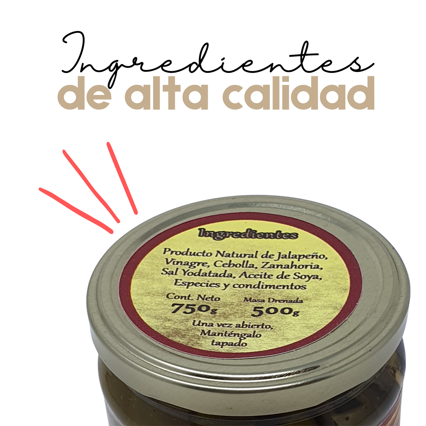 Jalapeño en Escabeche | Rajas | Gourmet | Tradicional | Caja Mayoreo | Mexpofood