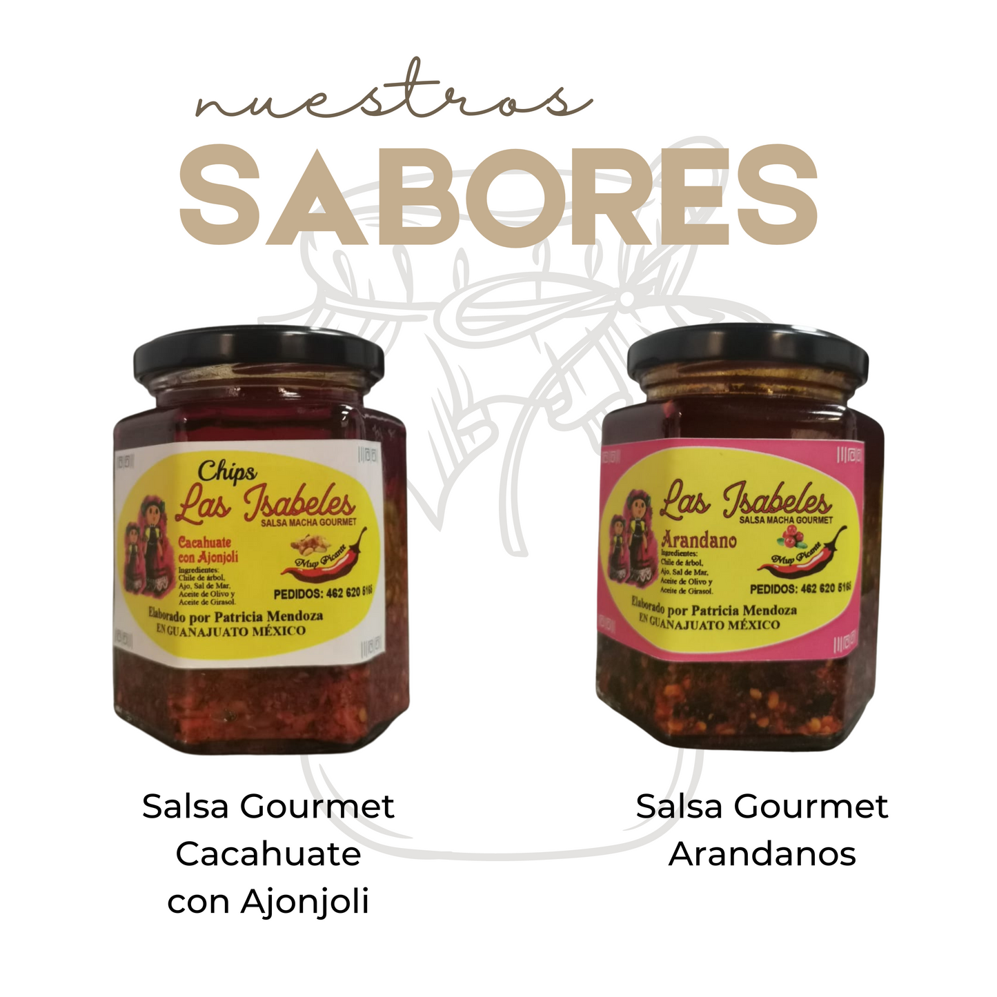 Salsa Macha | Cacahuate y Ajonjolí | Las Isabeles | Gourmet | Antojitos mexicanos