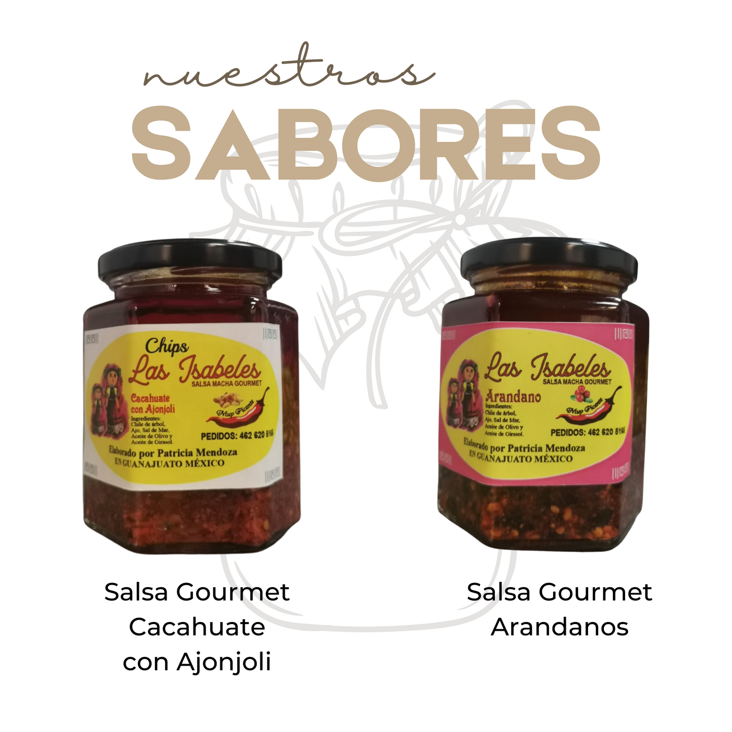 Salsa Macha | Cacahuate y Ajonjolí | Gourmet | Antojitos mexicanos