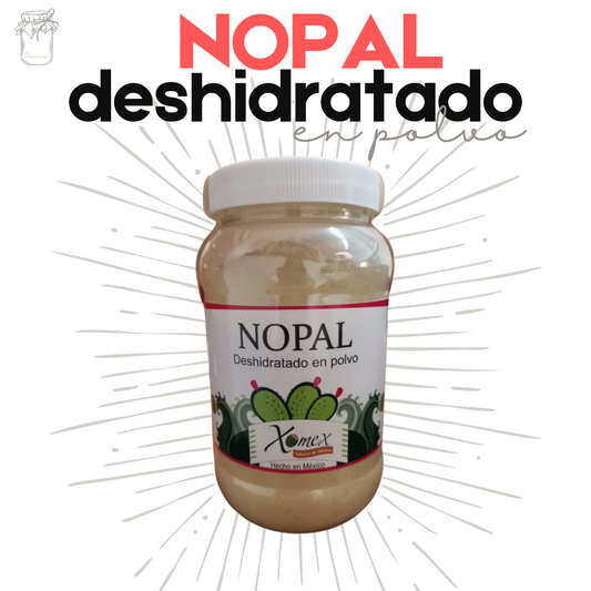 Nopal deshidratado | Polvo | Orgánico | 250g | Mexpofood