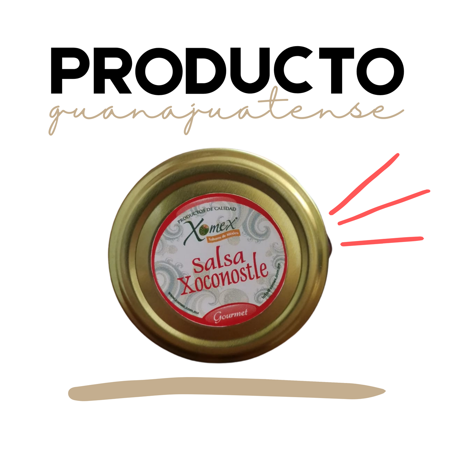 Salsa de Xoconostle | Xoconostle Fruit | 100% natural | Caja Mayoreo | Mexpofood