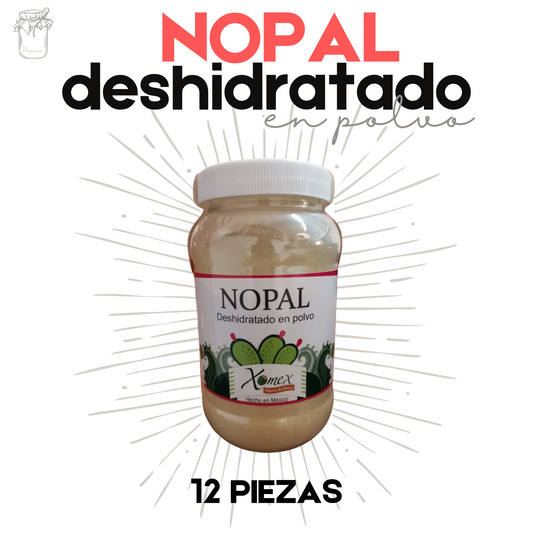 Nopal deshidratado | Polvo | Orgánico | Mayoreo | Mexpofood