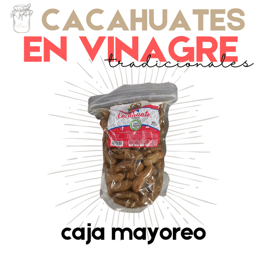 Cacahuates en Vinagre | 12 bolsas | Botana tradicional | Mexpofood