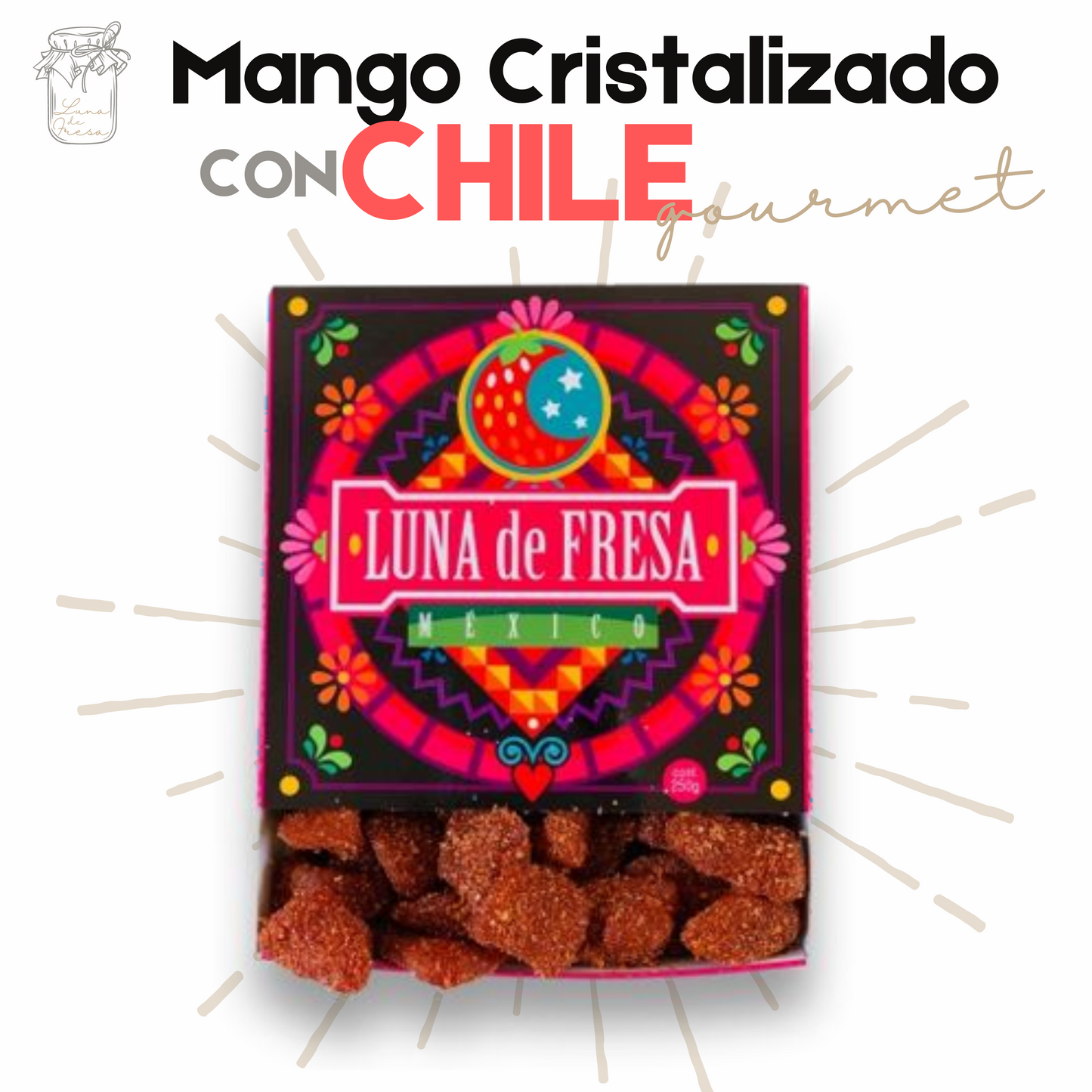Mango con Chile | Gourmet | Chamoy | 250g | Mexpofood