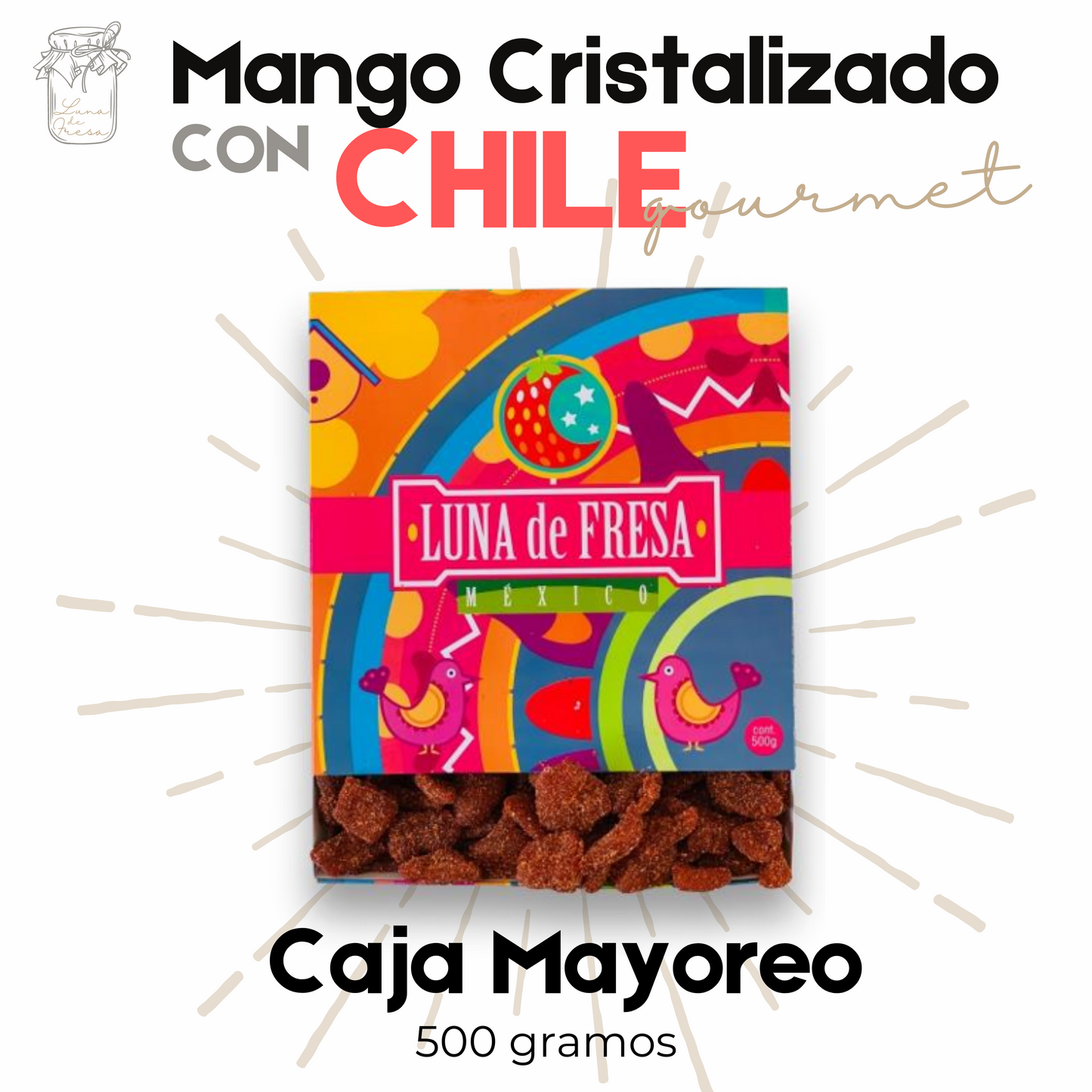 Mango con Chile | Gourmet | Chamoy | 5kg | Mexpofood