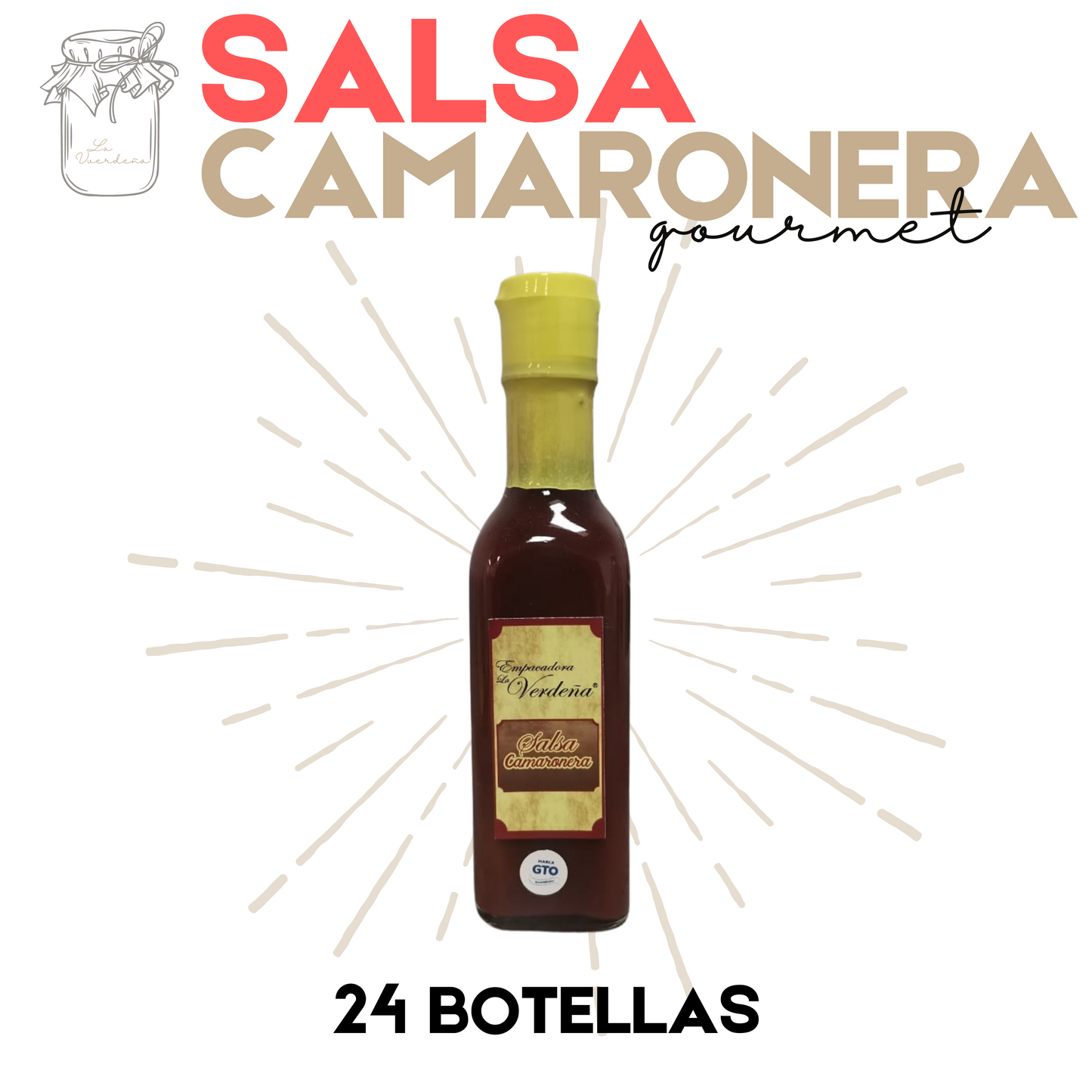 Salsa Camaronera | Cóctel de camarones | Gourmet | Caja Mayoreo | Mexpofood