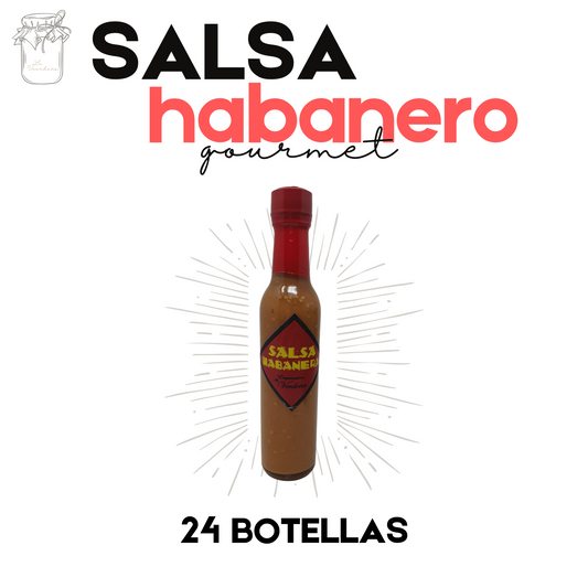 Salsa habanera | Gourmet | Tradicional | Caja Mayoreo | Mexpofood