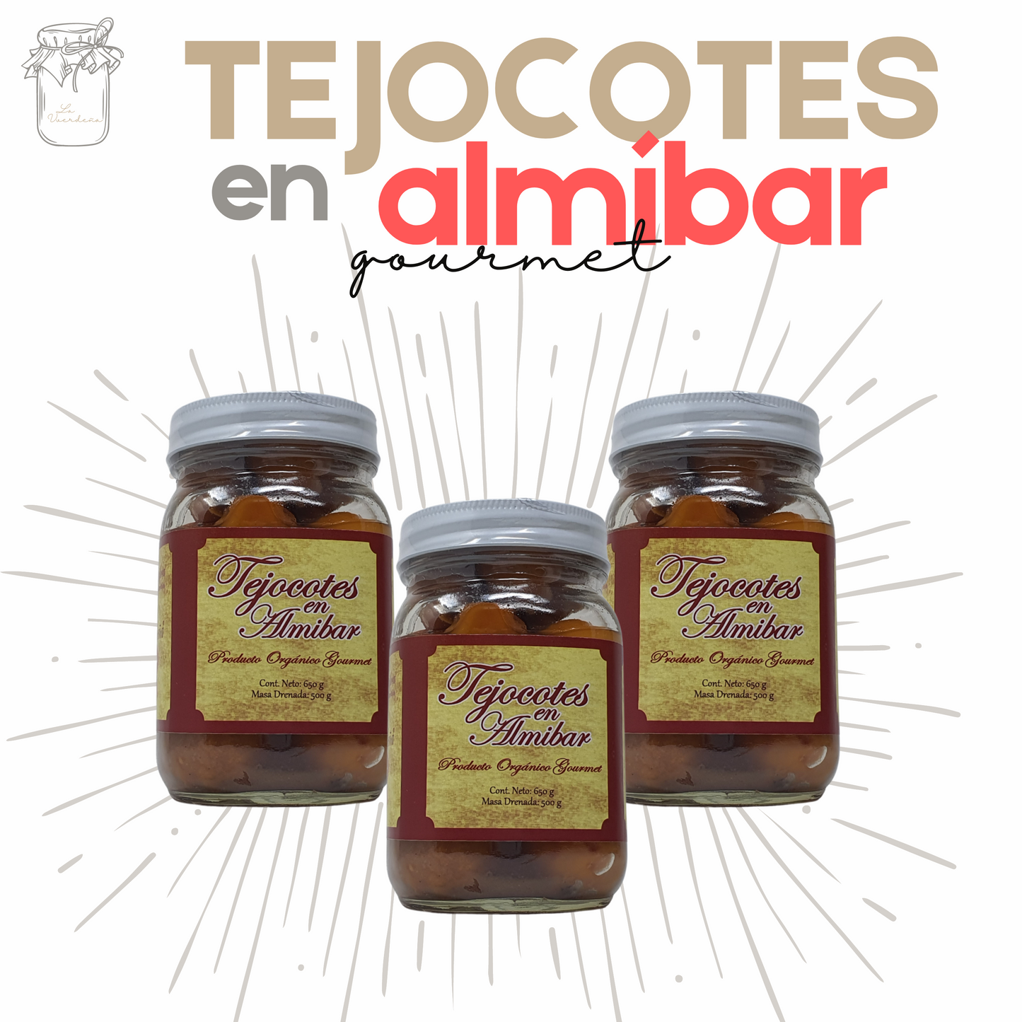 Tejocotes en almíbar | Almíbar | Gourmet | Artesanal | 1.5 kg | Mexpofood