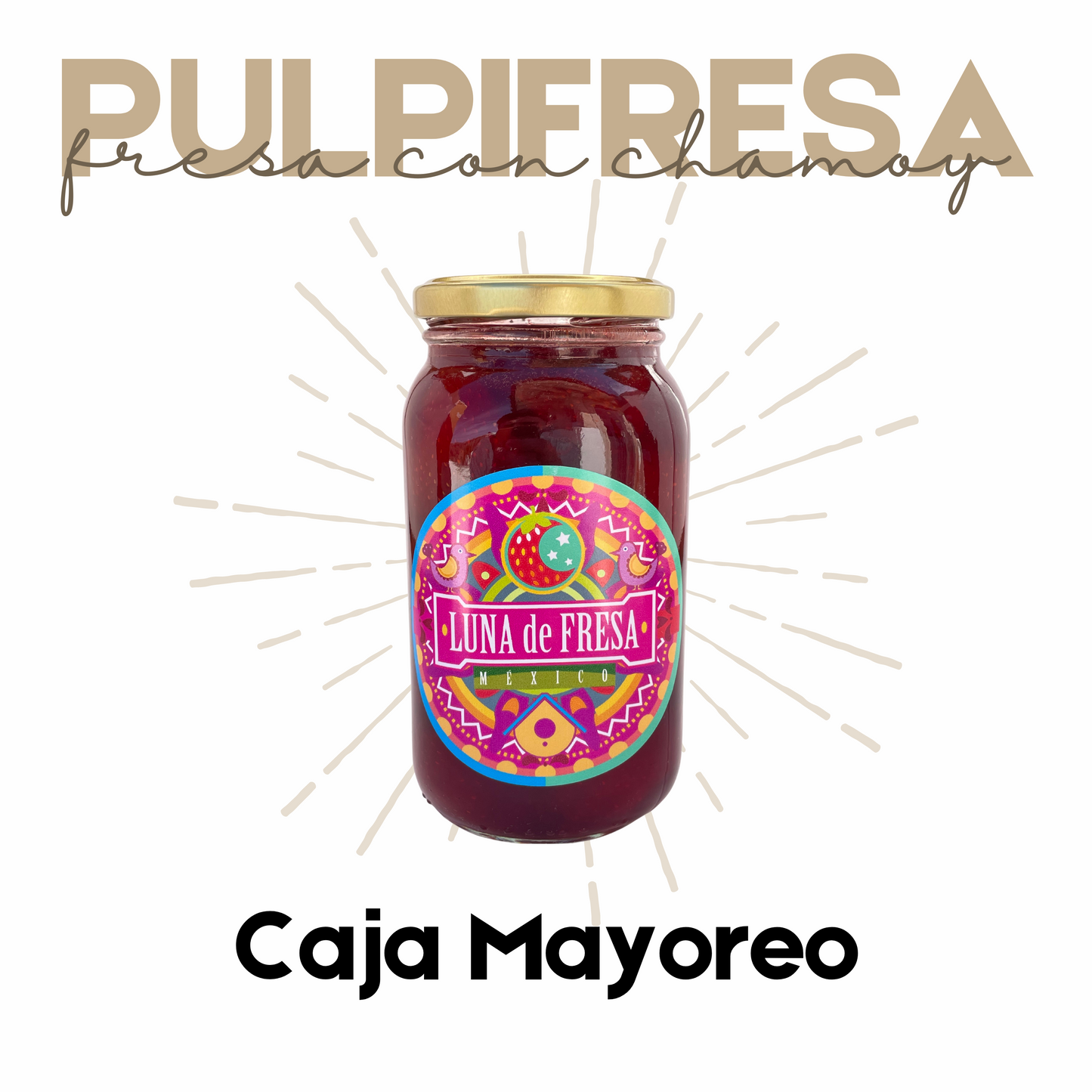 Pulpifresa | Mermelada de Fresa y Chamoy | Caja Mayoreo | Gourmet | Mexpofood